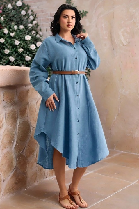 Рокля GLORIANA, Цвят: син, IVET.BG - Твоят онлайн бутик.