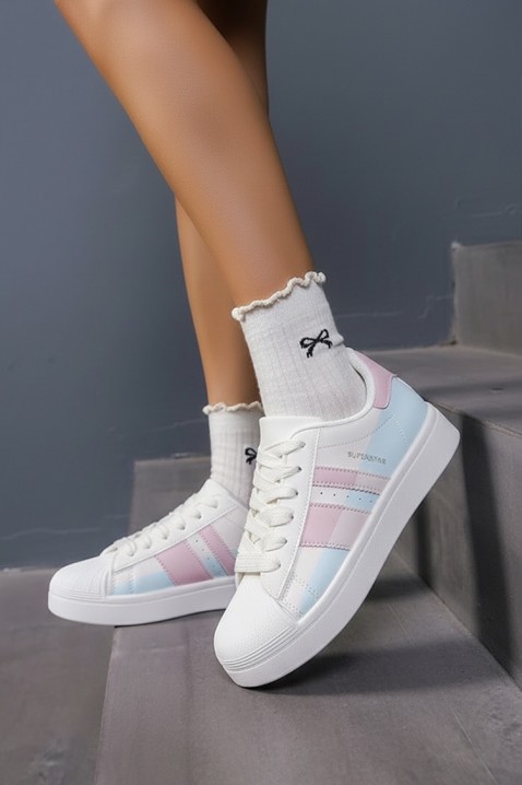 Дамски кецове REOFEGA, Цвят: бял, IVET.BG - Твоят онлайн бутик.