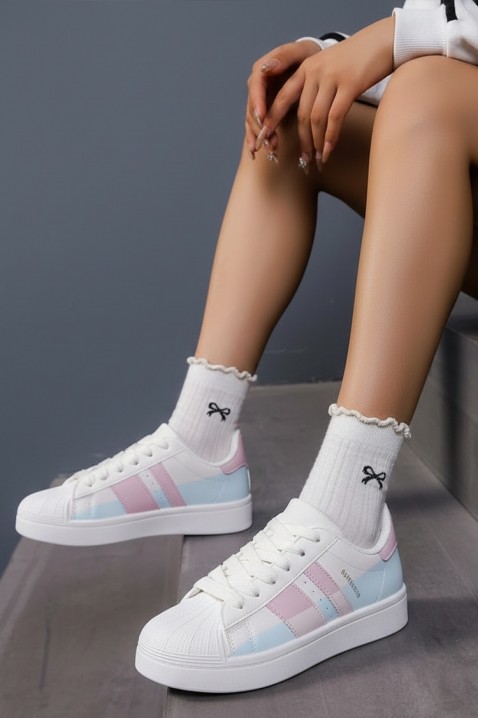 Дамски кецове REOFEGA, Цвят: бял, IVET.BG - Твоят онлайн бутик.