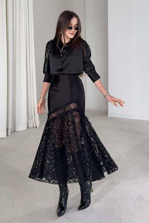 Пола DANZOLA BLACK, Цвят: черен, IVET.BG - Твоят онлайн бутик.