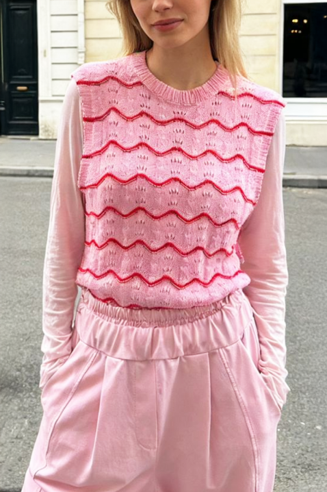 Пуловер DEANESA PINK, Цвят: розов, IVET.BG - Твоят онлайн бутик.