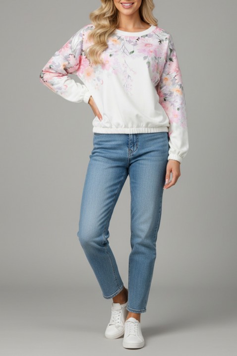 Дамска блуза AZERINA, Цвят: бял, IVET.BG - Твоят онлайн бутик.