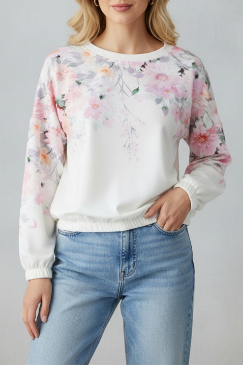 Дамска блуза AZERINA, Цвят: бял, IVET.BG - Твоят онлайн бутик.