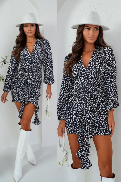 Рокля ZOVLENDA, Цвят: черно и бяло, IVET.BG - Твоят онлайн бутик.