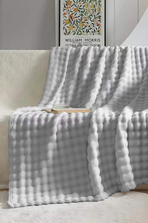 Одеяло DIMFELDA LIGHT GREY 160x200 cm, Цвят: светлосив, IVET.BG - Твоят онлайн бутик.