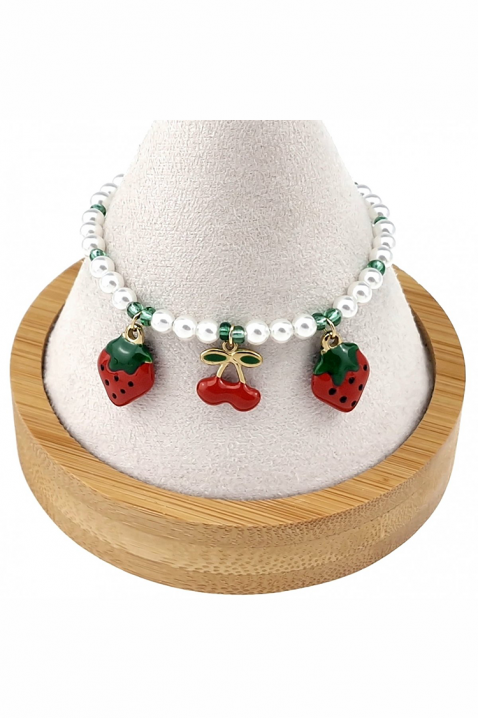 Гривна BERINZA, Цвят: бял, IVET.BG - Твоят онлайн бутик.