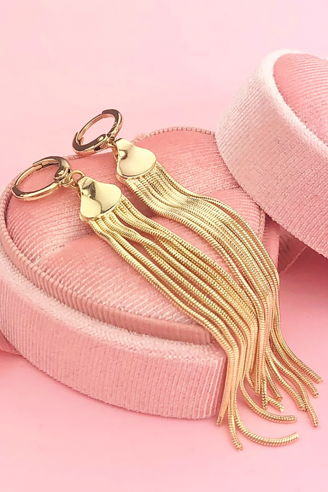 Обеци ZLAMORZA, Цвят: златен, IVET.BG - Твоят онлайн бутик.