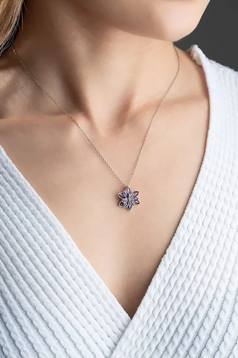 Колие ALENISA, Цвят: сребърен, IVET.BG - Твоят онлайн бутик.