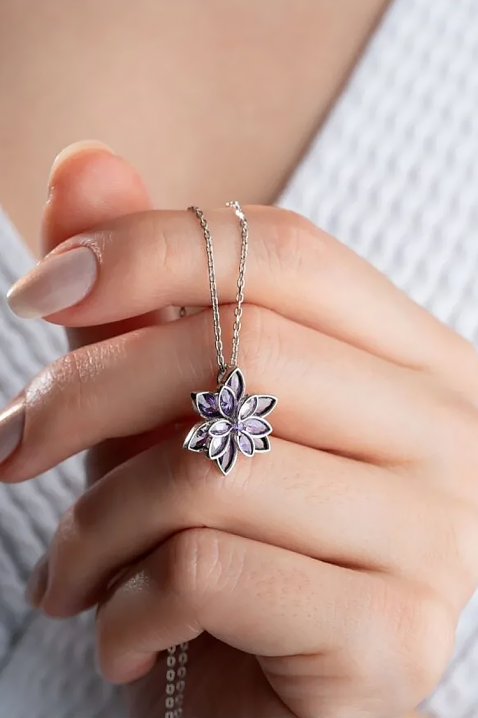 Колие ALENISA, Цвят: сребърен, IVET.BG - Твоят онлайн бутик.