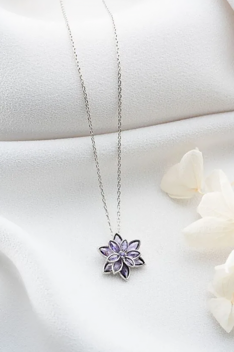 Колие ALENISA, Цвят: сребърен, IVET.BG - Твоят онлайн бутик.