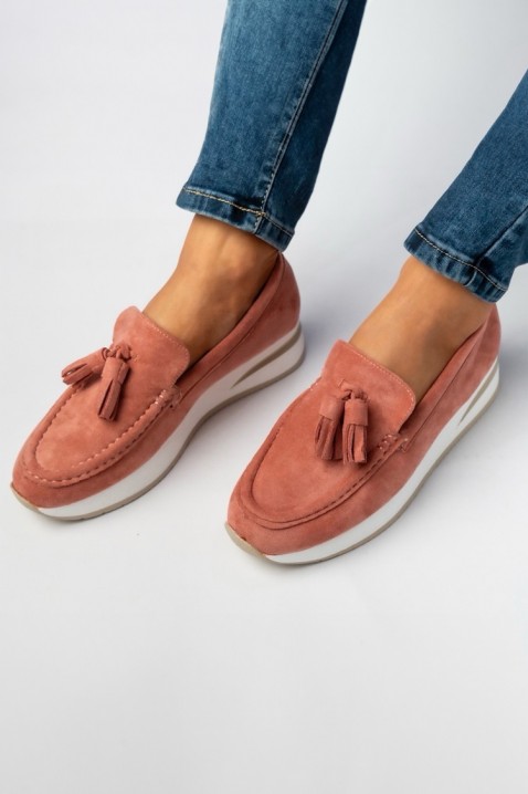 Дамски мокасини MIOGELMA CORAL, Цвят: корал, IVET.BG - Твоят онлайн бутик.