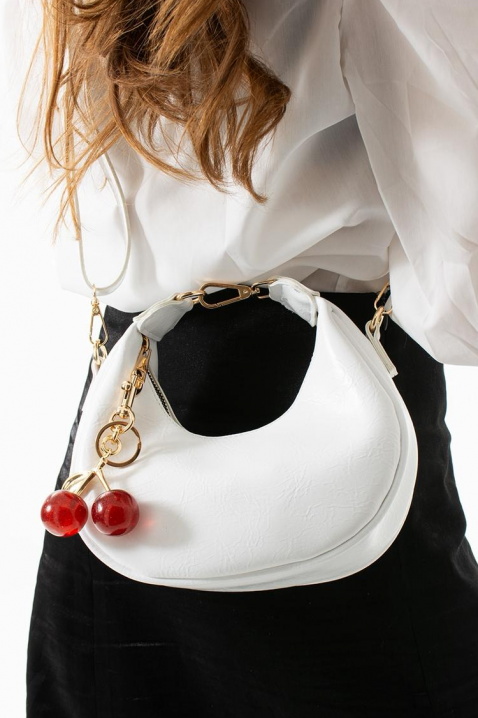 Дамска чанта SIROLDA WHITE, Цвят: бял, IVET.BG - Твоят онлайн бутик.