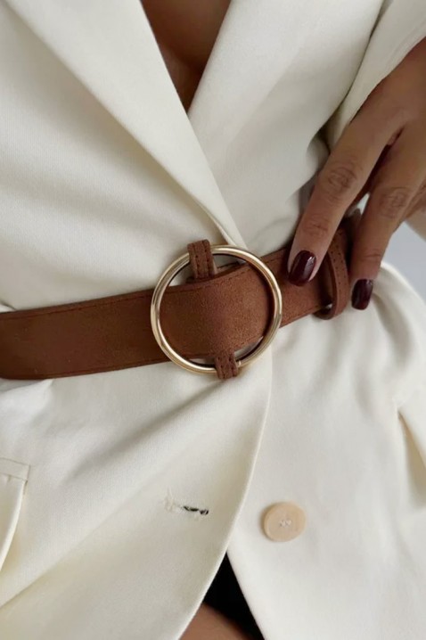 Колан BLEVILZA CAMEL, Цвят: светлокафяв, IVET.BG - Твоят онлайн бутик.