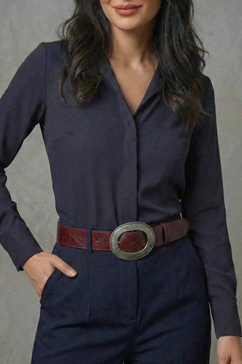 Колан ERLINZONA BORDO, Цвят: бордо, IVET.BG - Твоят онлайн бутик.