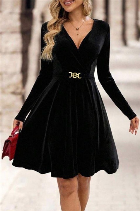 Рокля VRELZONA BLACK, Цвят: черен, IVET.BG - Твоят онлайн бутик.