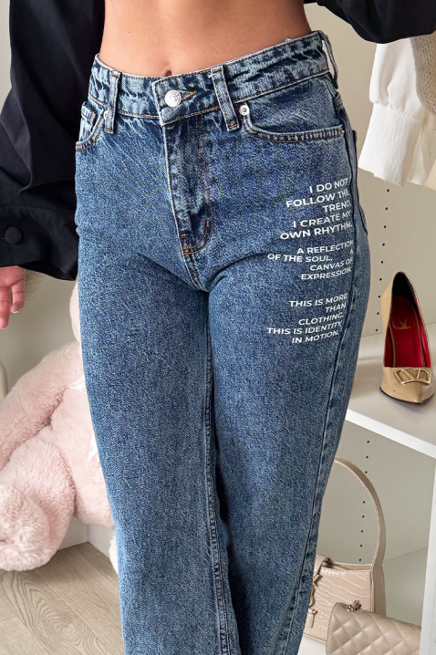 Дънки ALRINZA, Цвят: син, IVET.BG - Твоят онлайн бутик.