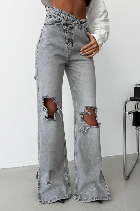 Дънки BRANIMIRA GREY, Цвят: сив, IVET.BG - Твоят онлайн бутик.