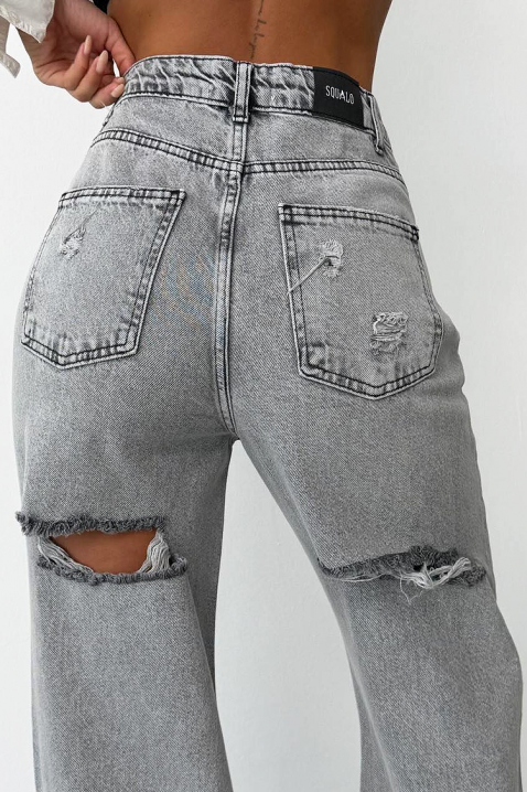 Дънки BRANIMIRA GREY, Цвят: сив, IVET.BG - Твоят онлайн бутик.