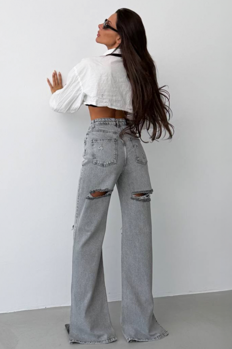 Дънки BRANIMIRA GREY, Цвят: сив, IVET.BG - Твоят онлайн бутик.