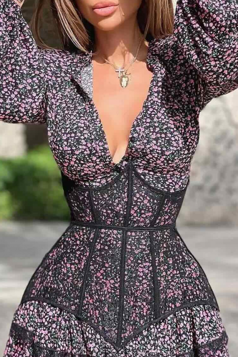 Рокля AMBERINA, Цвят: многоцветен, IVET.BG - Твоят онлайн бутик.