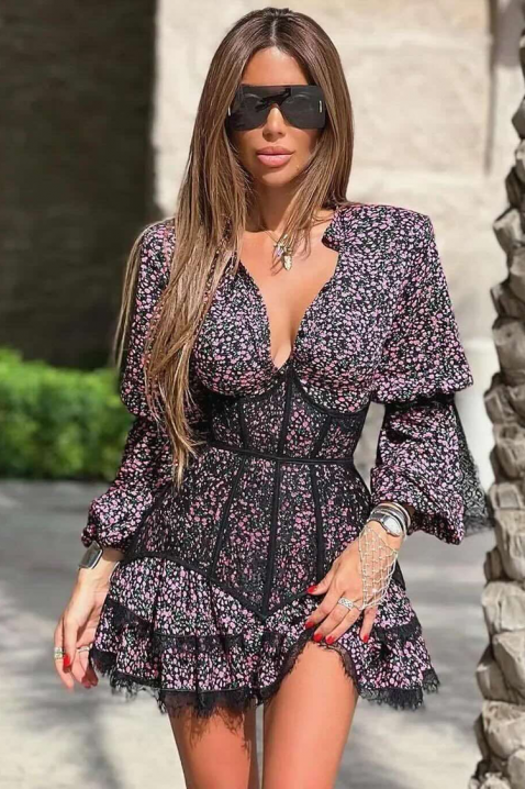 Рокля AMBERINA, Цвят: многоцветен, IVET.BG - Твоят онлайн бутик.