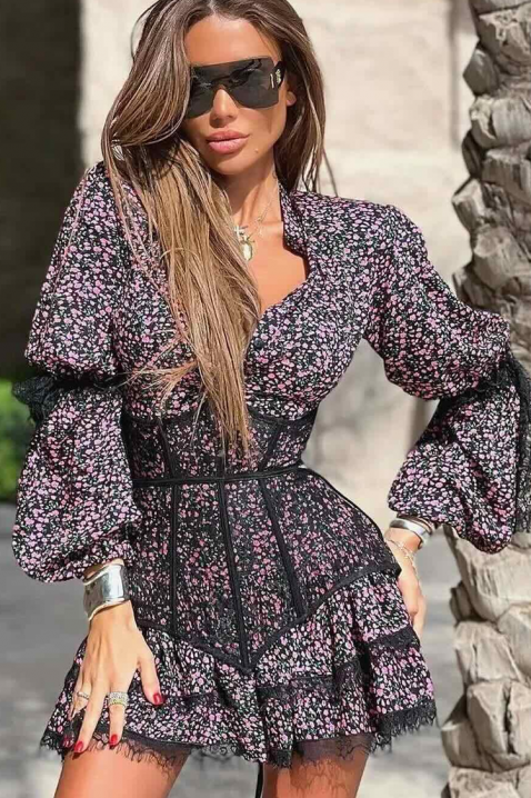 Рокля AMBERINA, Цвят: многоцветен, IVET.BG - Твоят онлайн бутик.