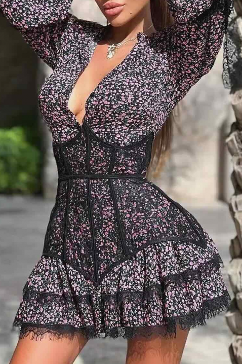 Рокля AMBERINA, Цвят: многоцветен, IVET.BG - Твоят онлайн бутик.