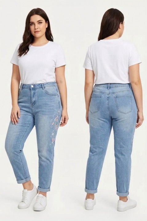 Дънки AMERITA, Цвят: светлосин, IVET.BG - Твоят онлайн бутик.