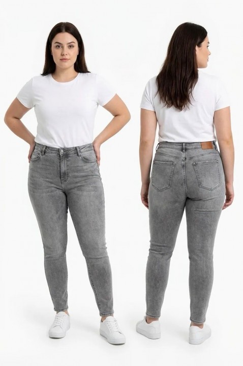 Дънки ARIETNA GREY, Цвят: сив, IVET.BG - Твоят онлайн бутик.