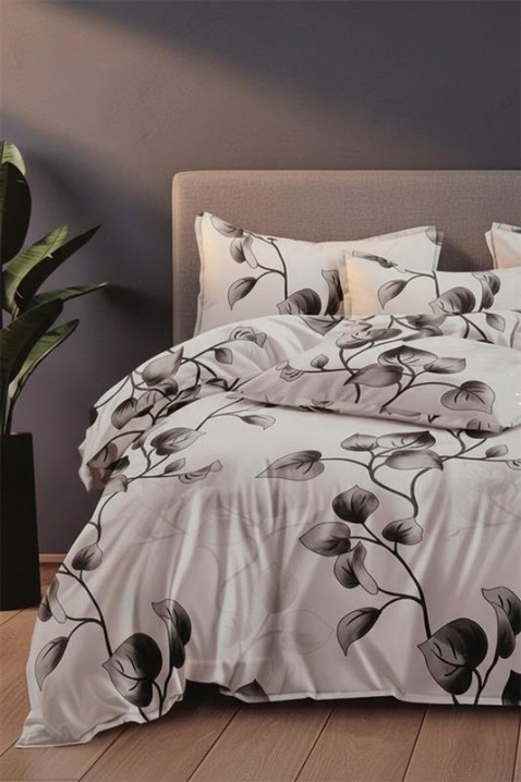 Спален комплект MULENZA 200x220 cm памук - 4 части, Цвят: бял, IVET.BG - Твоят онлайн бутик.