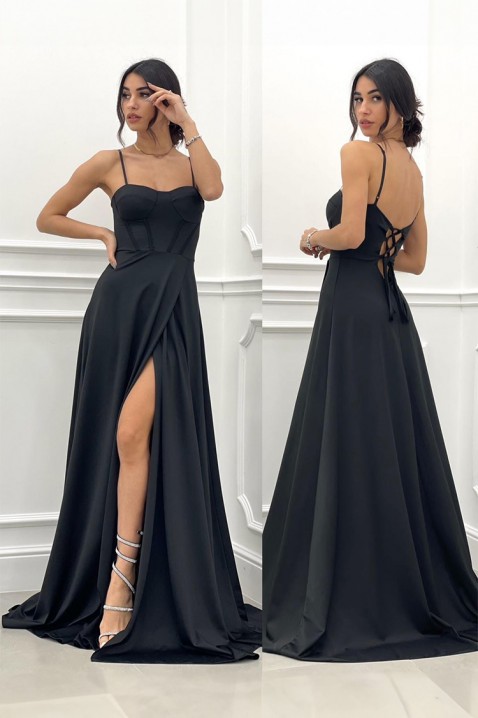 Рокля GABRIELIA, Цвят: черен, IVET.BG - Твоят онлайн бутик.