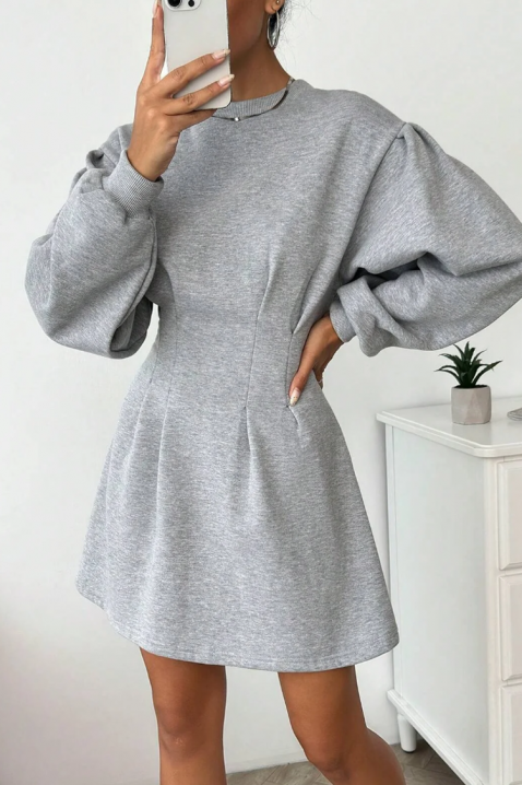 Рокля ELISABETA, Цвят: сив, IVET.BG - Твоят онлайн бутик.