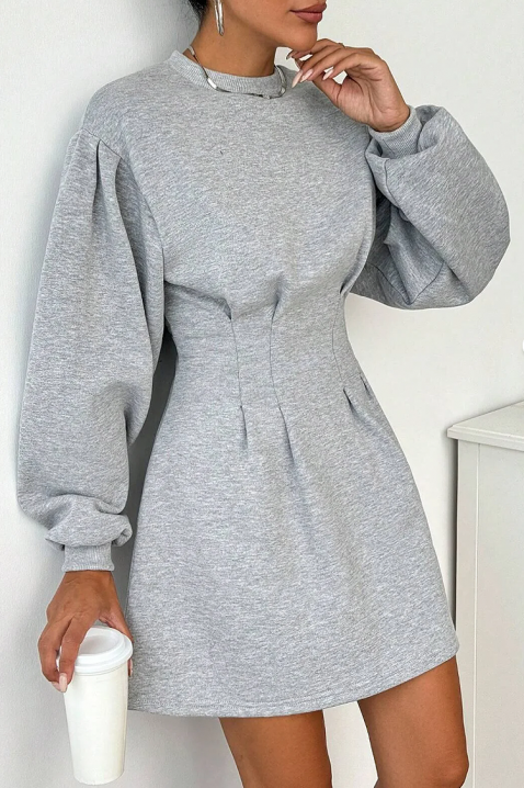 Рокля ELISABETA, Цвят: сив, IVET.BG - Твоят онлайн бутик.