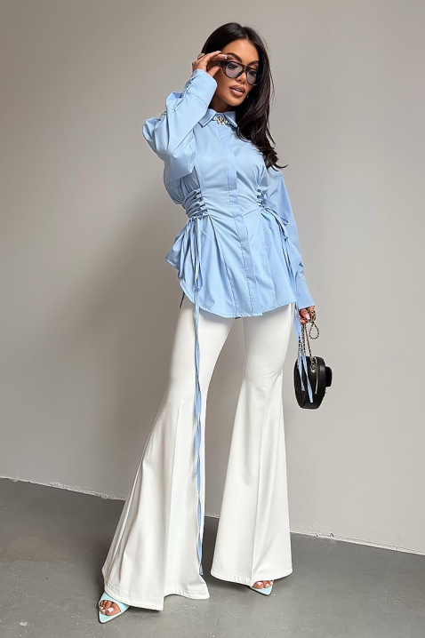 Дамска риза VIONEZA SKY, Цвят: светлосин, IVET.BG - Твоят онлайн бутик.