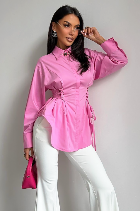 Дамска риза VIONEZA PINK, Цвят: розов, IVET.BG - Твоят онлайн бутик.