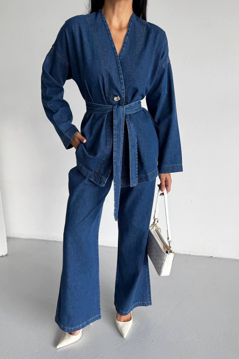 Комплект DENIVALZA, Цвят: син, IVET.BG - Твоят онлайн бутик.