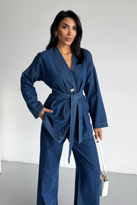 Комплект DENIVALZA, Цвят: син, IVET.BG - Твоят онлайн бутик.