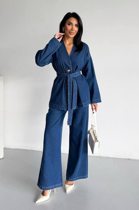 Комплект DENIVALZA, Цвят: син, IVET.BG - Твоят онлайн бутик.