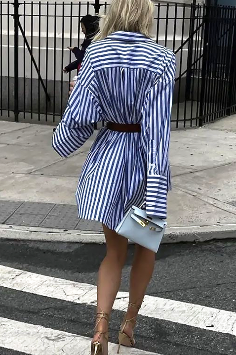 Рокля SIFOLZA, Цвят: син, IVET.BG - Твоят онлайн бутик.