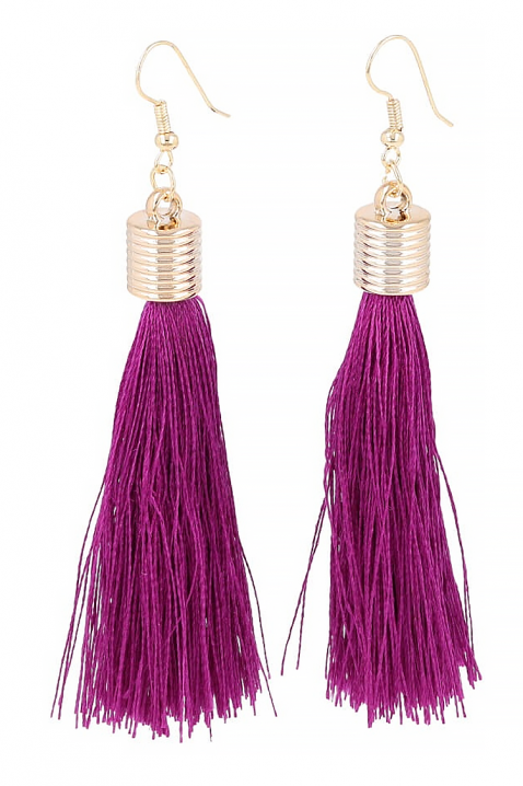 Обеци LILANDINZA, Цвят: лилав, IVET.BG - Твоят онлайн бутик.