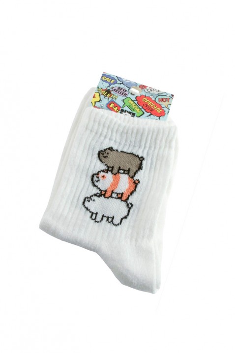 Чорапи PAMILITA, Цвят: бял, IVET.BG - Твоят онлайн бутик.