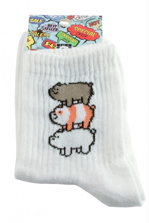 Чорапи PAMILITA, Цвят: бял, IVET.BG - Твоят онлайн бутик.