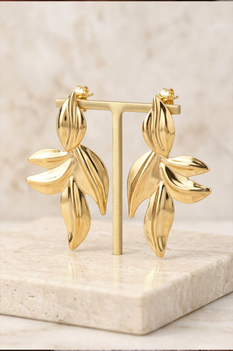 Обеци ATELONZA, Цвят: златен, IVET.BG - Твоят онлайн бутик.