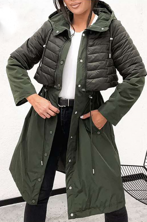 Яке EMEFIDA KHAKI, Цвят: каки, IVET.BG - Твоят онлайн бутик.