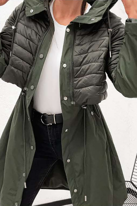 Яке EMEFIDA KHAKI, Цвят: каки, IVET.BG - Твоят онлайн бутик.