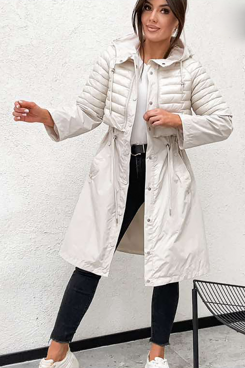 Яке EMEFIDA WHITE, Цвят: бял, IVET.BG - Твоят онлайн бутик.