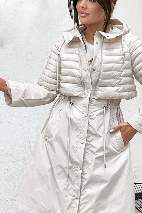 Яке EMEFIDA WHITE, Цвят: бял, IVET.BG - Твоят онлайн бутик.