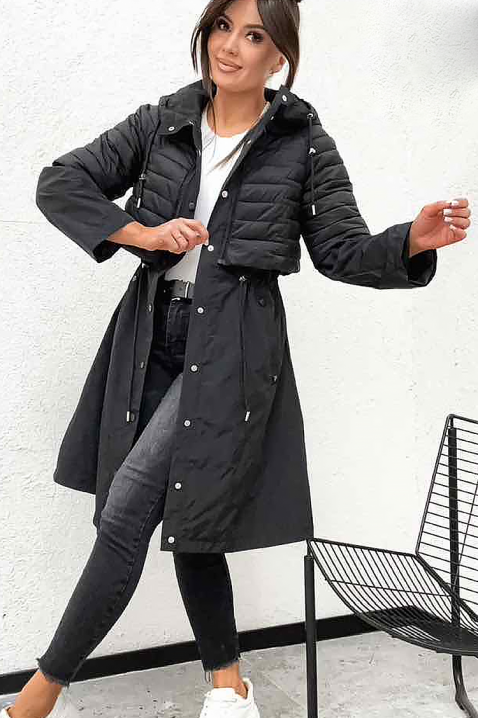 Яке EMEFIDA BLACK, Цвят: черен, IVET.BG - Твоят онлайн бутик.