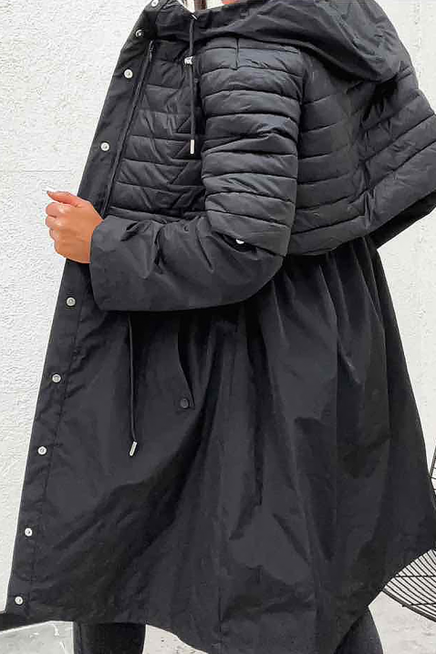 Яке EMEFIDA BLACK, Цвят: черен, IVET.BG - Твоят онлайн бутик.