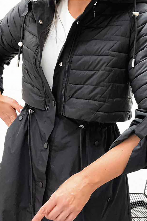 Яке EMEFIDA BLACK, Цвят: черен, IVET.BG - Твоят онлайн бутик.